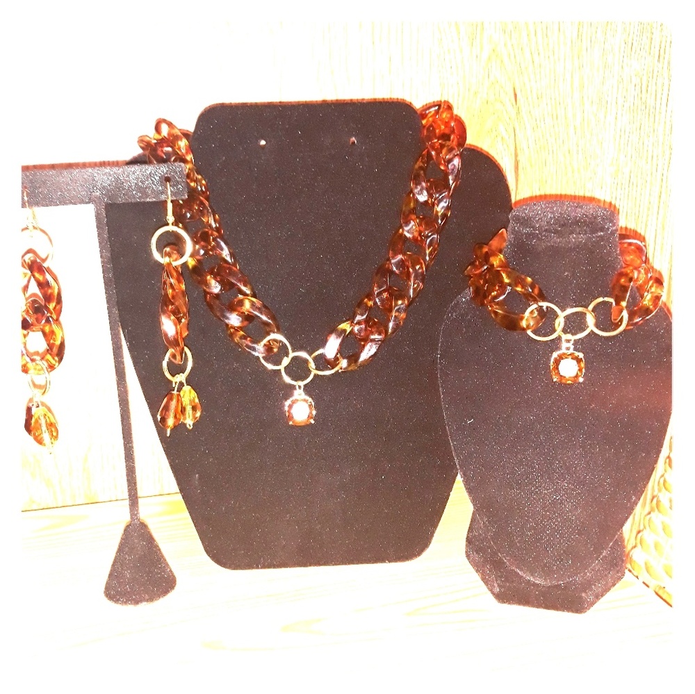 Handmade Necklace, Earrings & Bracelet Set